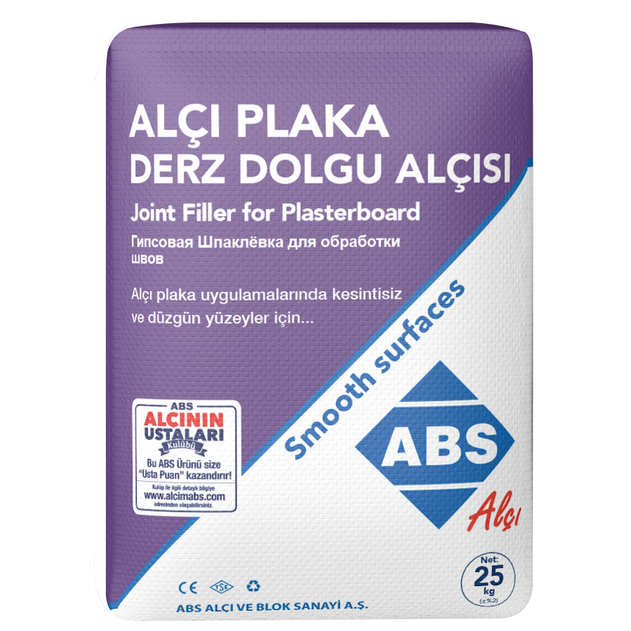 Abs Alçı Plaka Ders Dolgu Alçısı 25kg