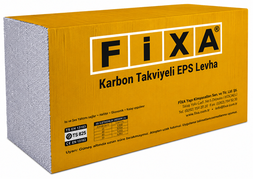Fixa Karbon Takviyeli EPS Isı Yalıtım Levhası