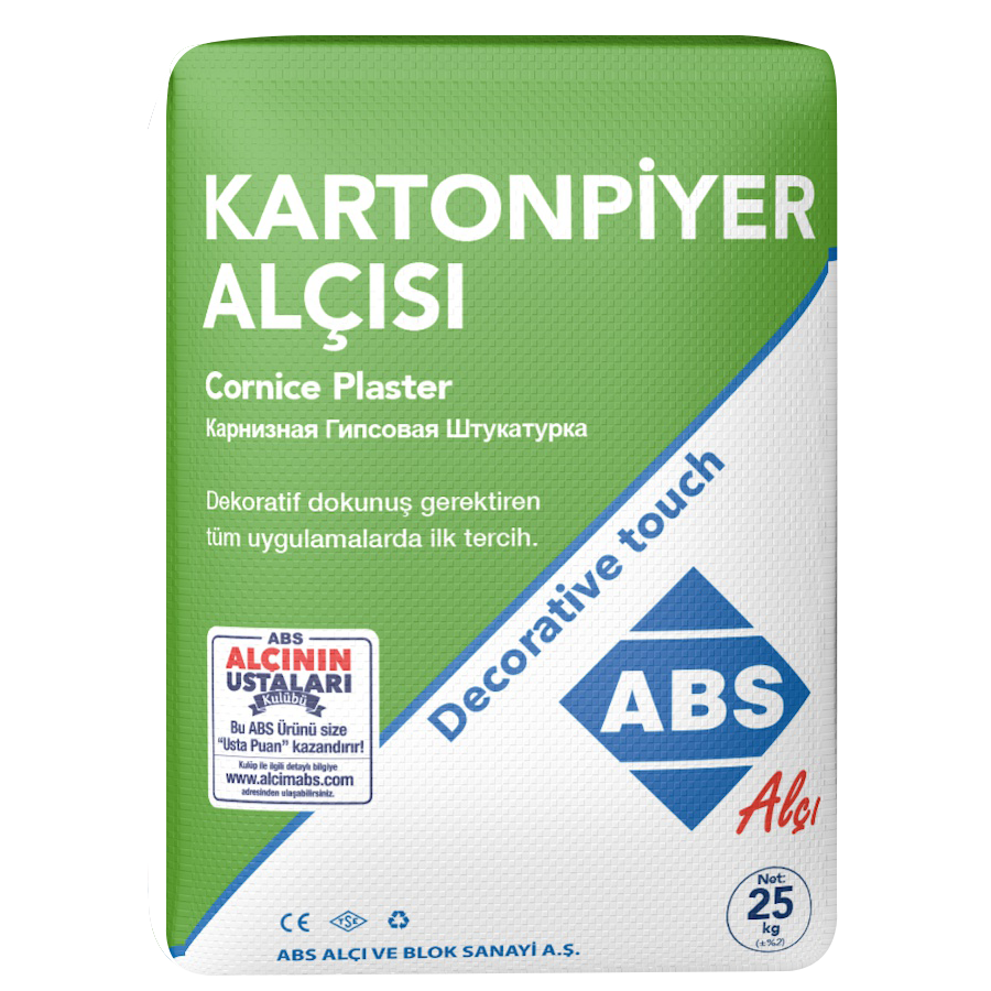 Abs Kartonpiyer Alçısı 25kg
