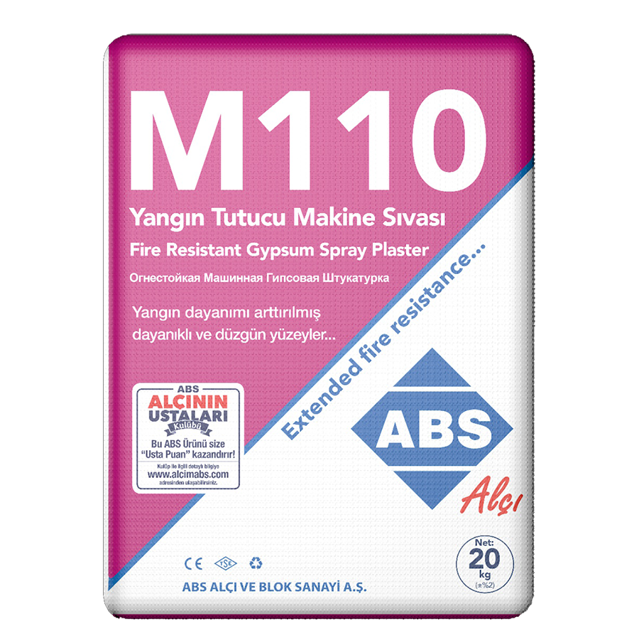 Abs M110 Yangın Tutucu Makine Alçısı 20kg