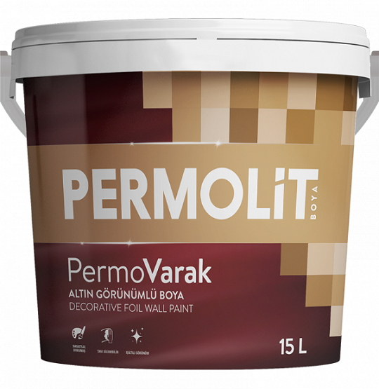 PermoVarak Altın Görünümlü Boya