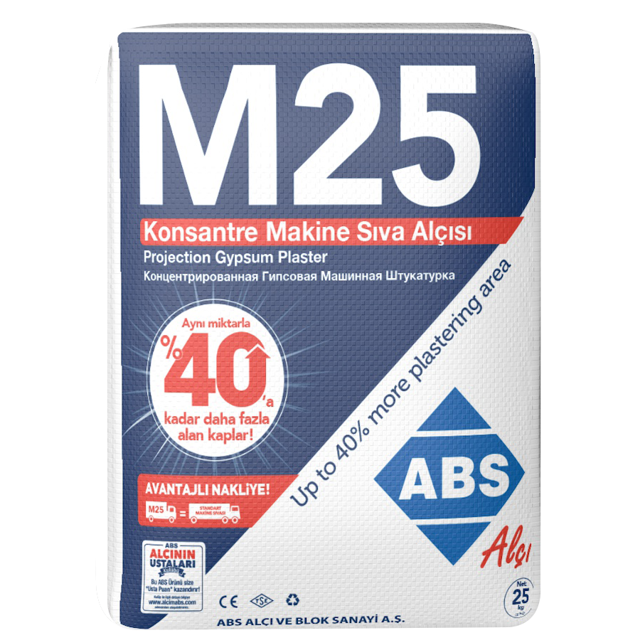 M25 Konsantre Makine Alçısı 25kg