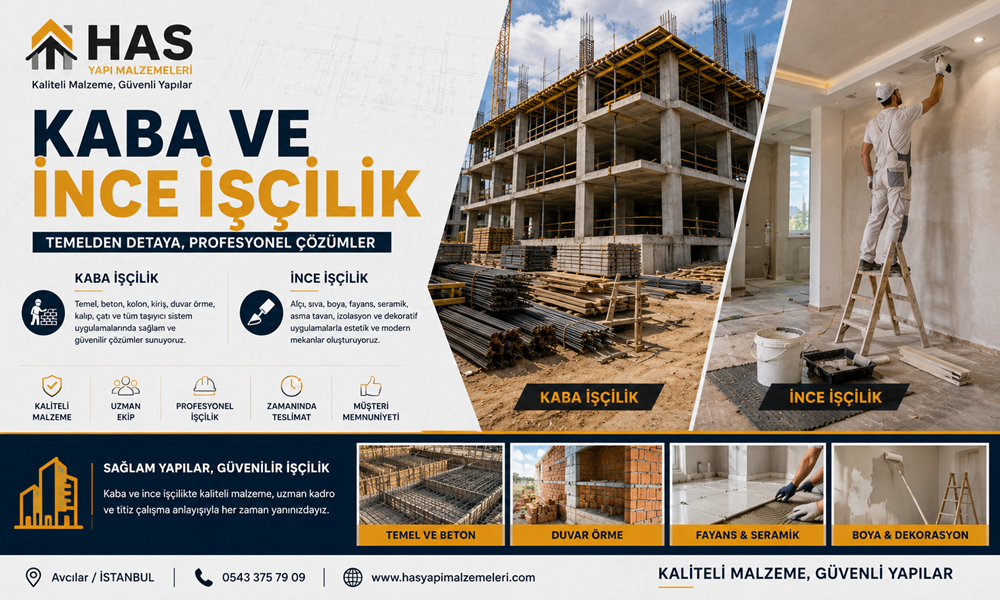 Kaba ve ince işçilik